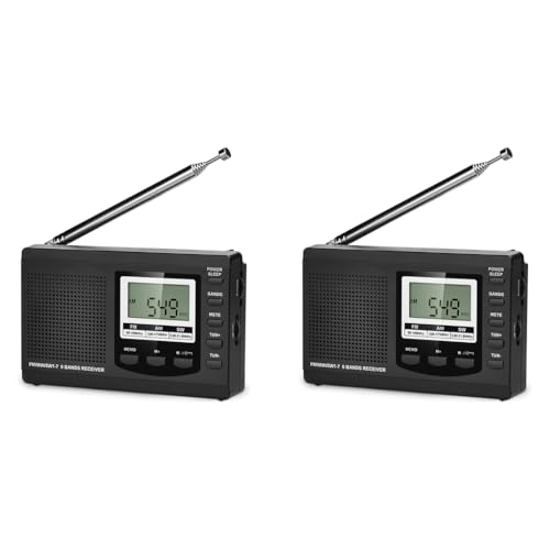 ZORBES® Portable Outdoor Camping FM MW SW Personal Travel Transistor LCD Music Player Battery Operated with Lanyard Battery Not Included 2 PCS ZORBES® Portable Outdoor Camping FM MW SW Personal Travel Transistor LCD Music Player Battery Operated with Lanyard Battery Not Included 2 PCS